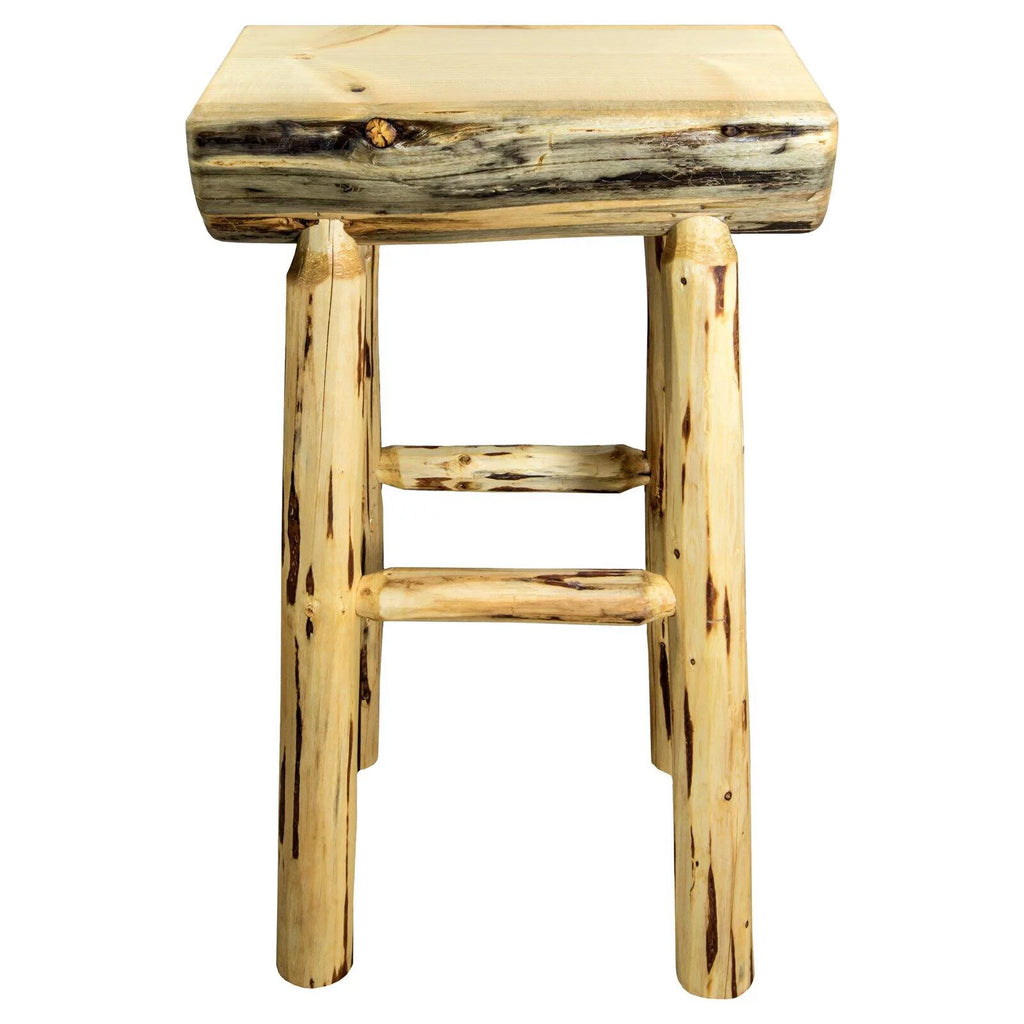 Montana 30 in. Half Log Bar Stool I1567