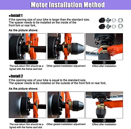 48V 1000W Front Motor Electric Bike Conversion Kit with KT-LCD6 Display P45670