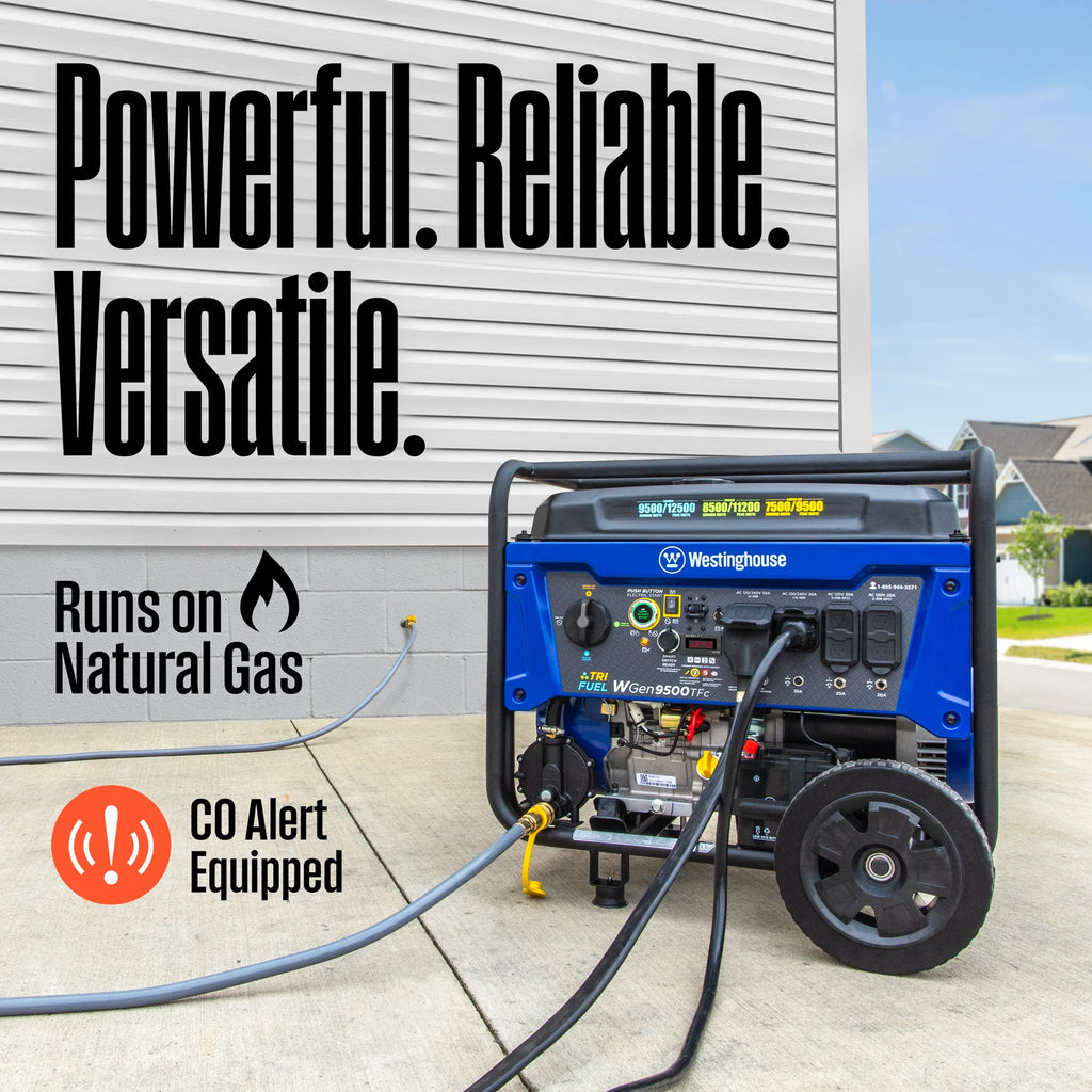 12,500 Peak Watt Dual Fuel Portable Generator H124262