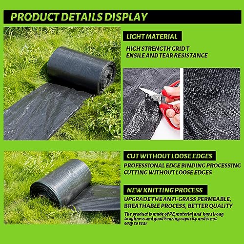 3.2oz Heavy Duty Weed Barrier Landscape Fabric H6263