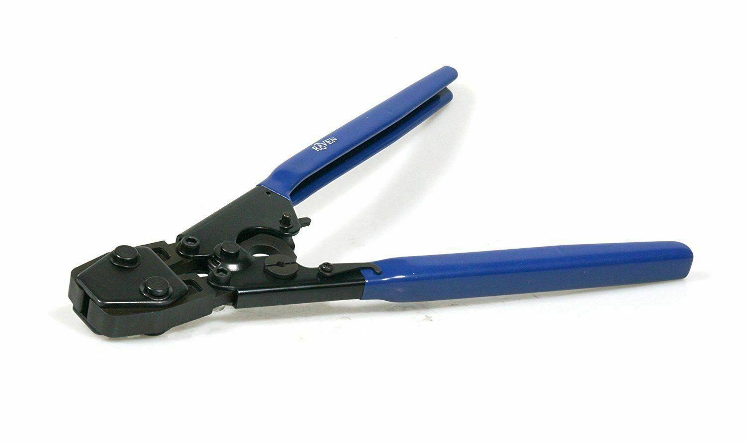 PEX Plumbing Kit with Crimper Tool, Cutter Tool, Carrying Case, Lead Free Brass Barbed 1/2 inch B7232