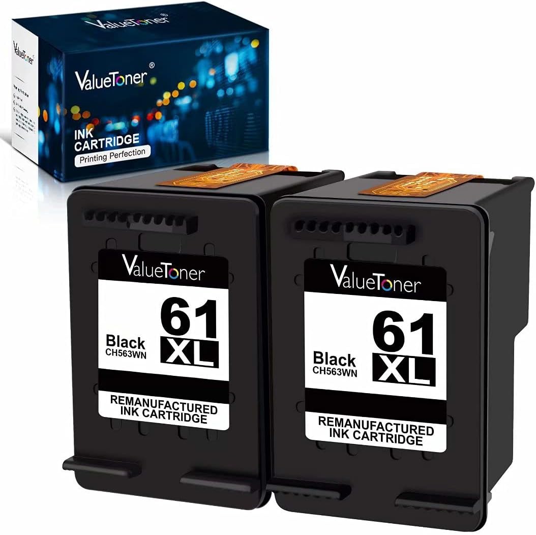 2 Pack Black Remanufactured Ink Cartridge U66985