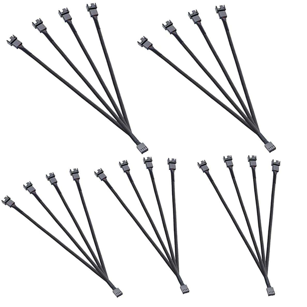 3 Way 4 Pin PWM Fan Splitter Cable L53640