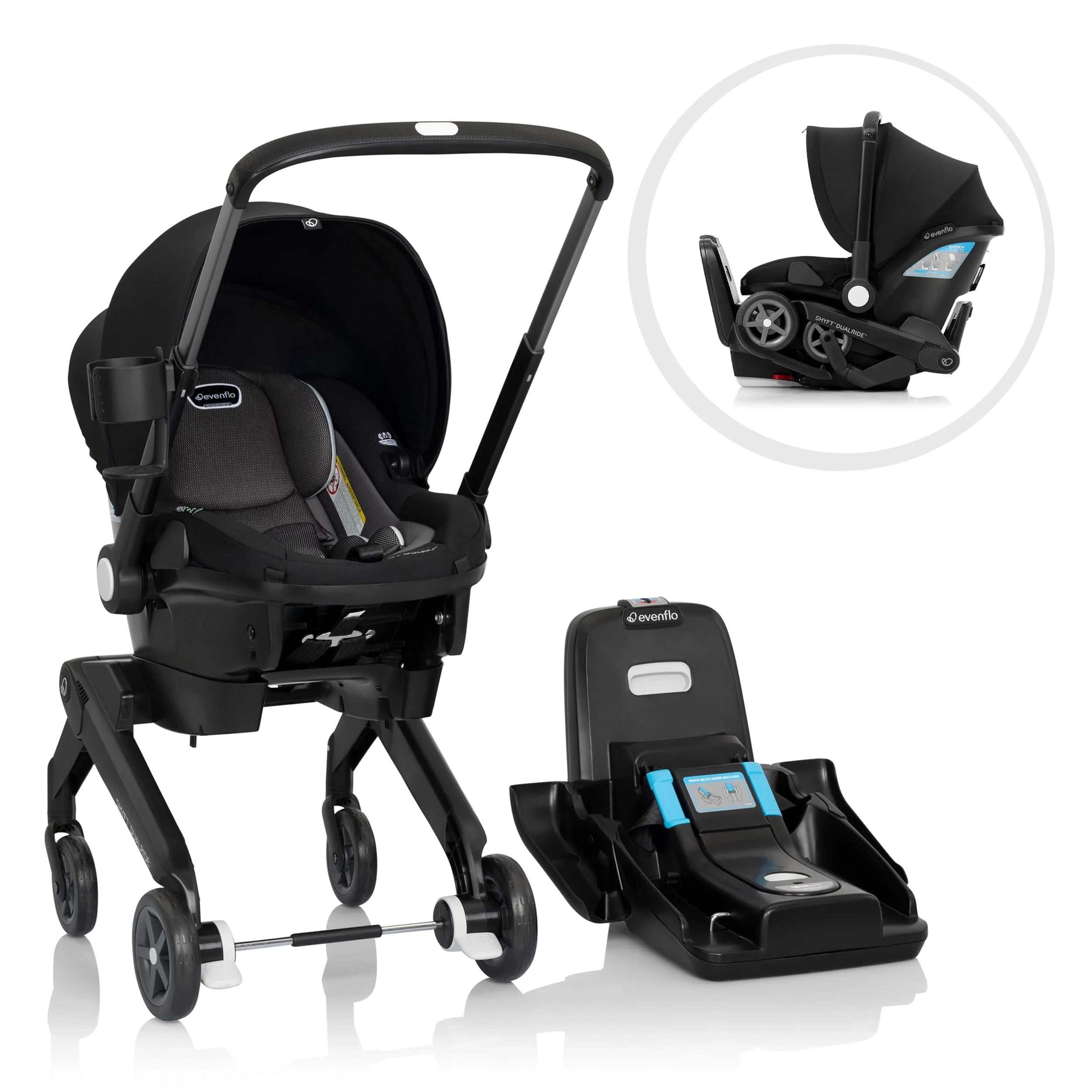 Infant Car Seat and Stroller Combo (Beaufort Black) D199384