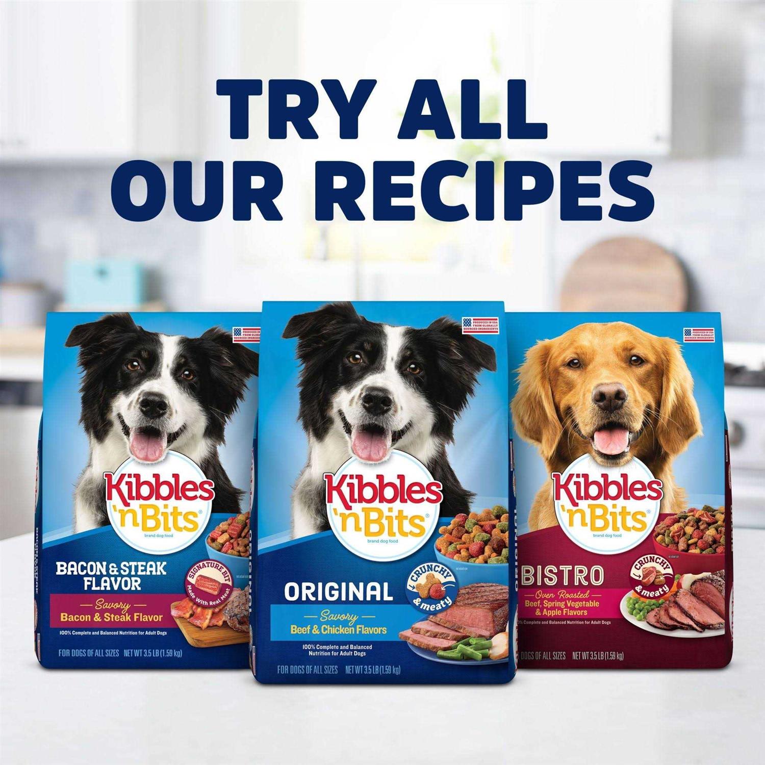 Bacon & Steak Dry Dog Food B90512