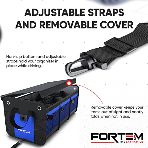 Black Collapsible SUV Trunk Organizer 50L P55904