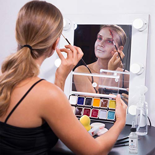 Zombie Alcohol-Activated Palette, Activator, and Remover Kit, Professional SFX Makeup Set R240