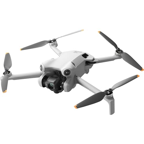 DJI Mini 4 Pro Drone Fly More Combo Plus with RC 2 Controller (With Screen) Folding Drone with 4K Video, Under 249g, 45 Mins Flight Time, Vision Sensing 3 Batteries Bundle with 2x 128GB Memory Card B306