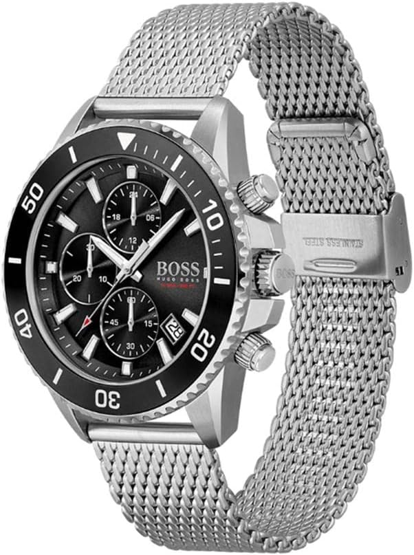 Silver Quartz Watch with Stainless Steel Strap K496477