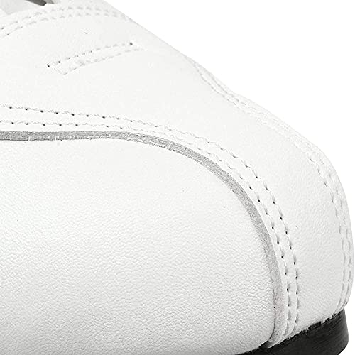 Classic White Quad Roller Skates with PU Leather and PU Wheels M488