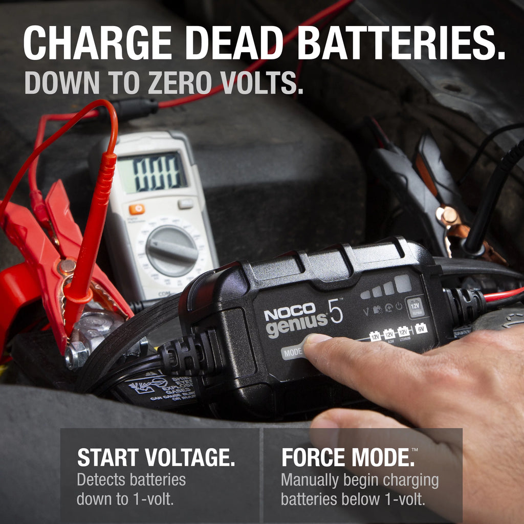 6V/12V 5A Smart Battery Charger and Maintainer O6463