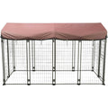 Outdoor Dog Kennel with Cover Y147892
