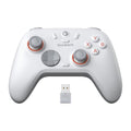 Wireless PC Controller with Hall Effect Joysticks & Triggers, 2.4G & Wired, Remappable Buttons (White) Y136