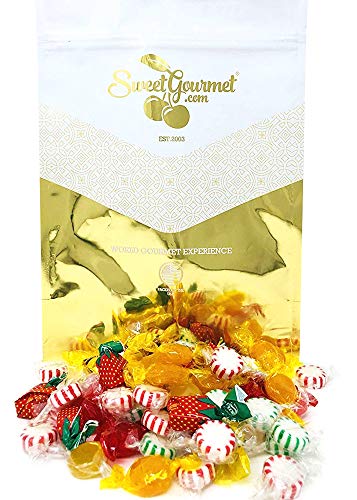 Traditional Sour Fruit Balls Hard Candy 1 Pound M96991