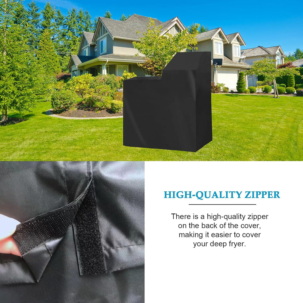 Black Deep Fryer Cover for 4 Gallon Deep Fryer O9575