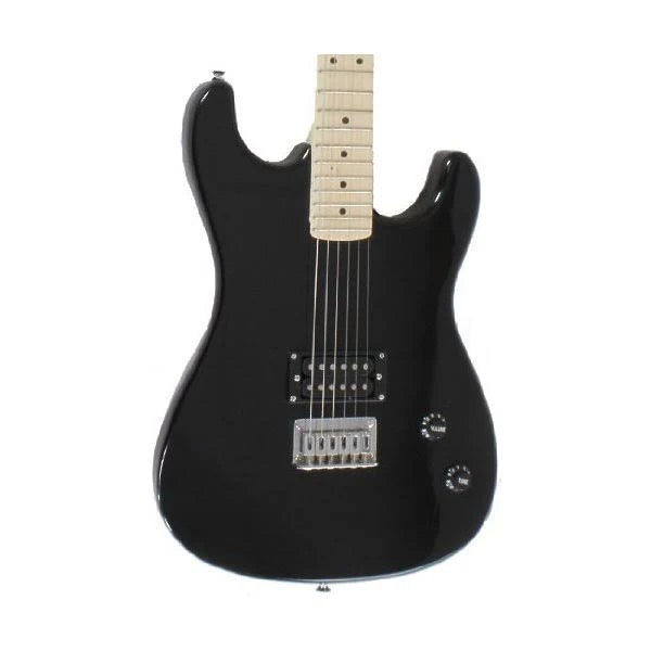 Black Electric Guitar with Amp and Case L40879