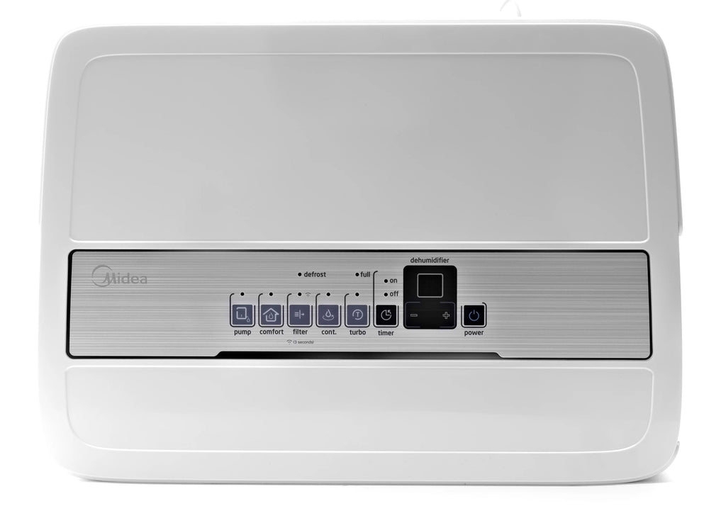 White 50-Pint Smart Dehumidifier with Pump M6059