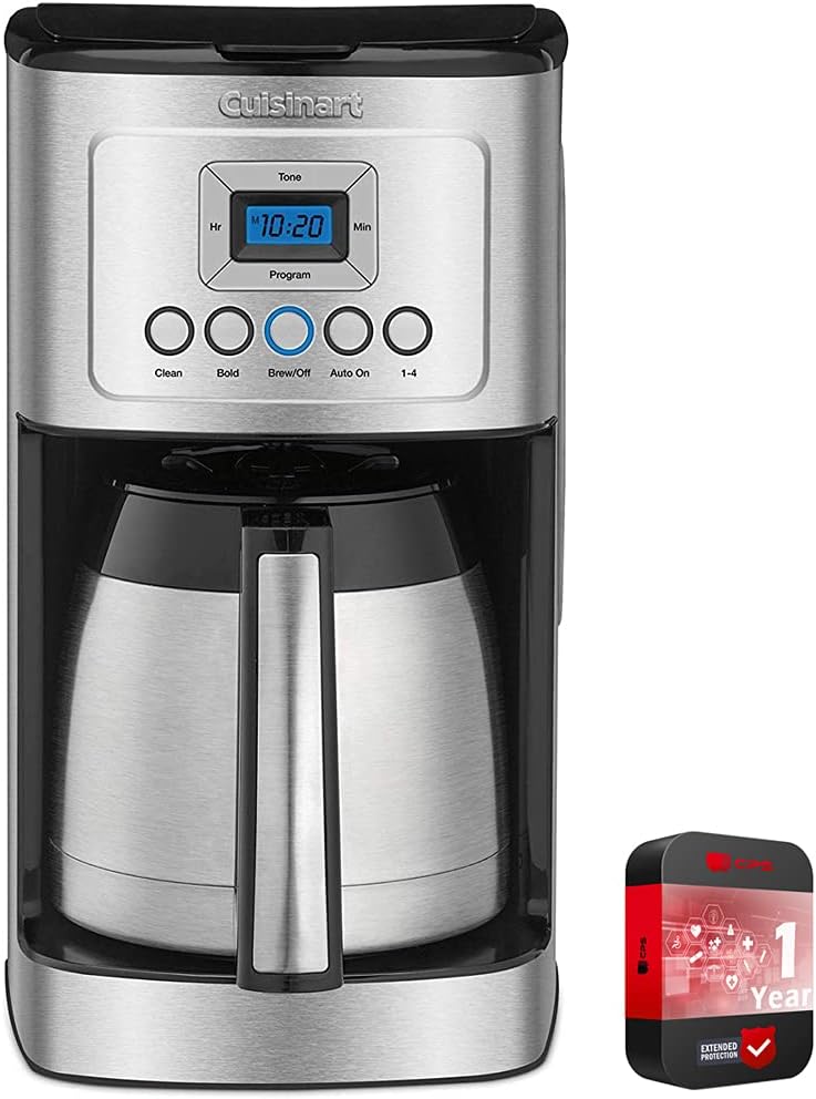 12 Cup Programmable Stainless Steel Thermal Coffee Maker with Thermal Carafe S665121