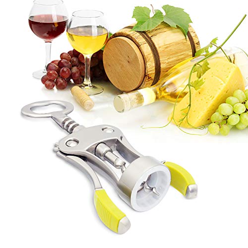 Stainless Steel Wing Corkscrew Wine Opener L327205