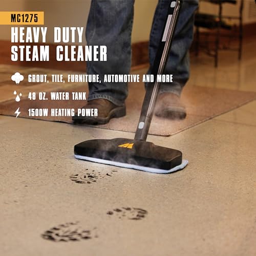 Handheld Steam Cleaner, 10 Minute Runtime, 11 Accessories Y848972