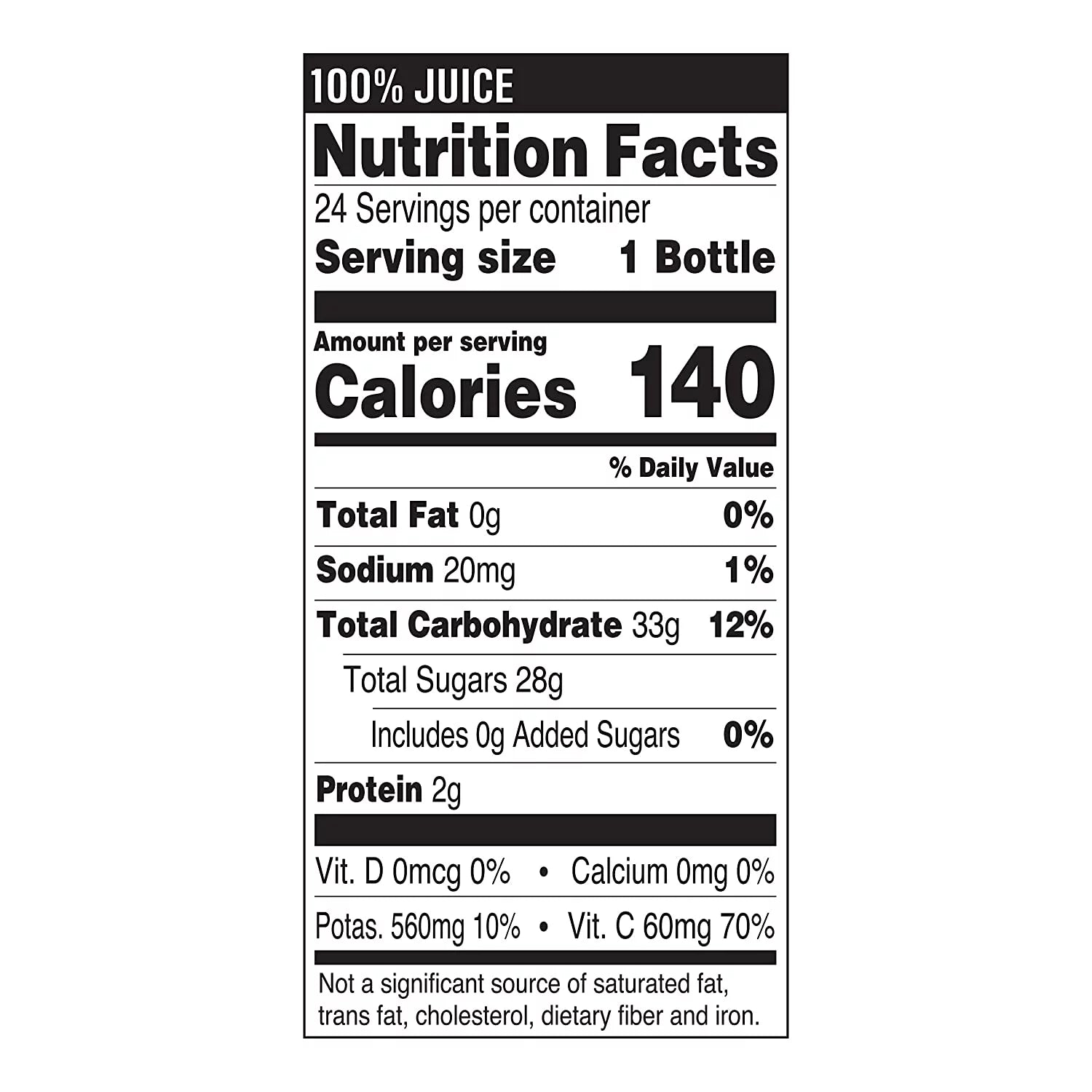 10 Ounce Bottles Orange Juice (Pack of 24) M759
