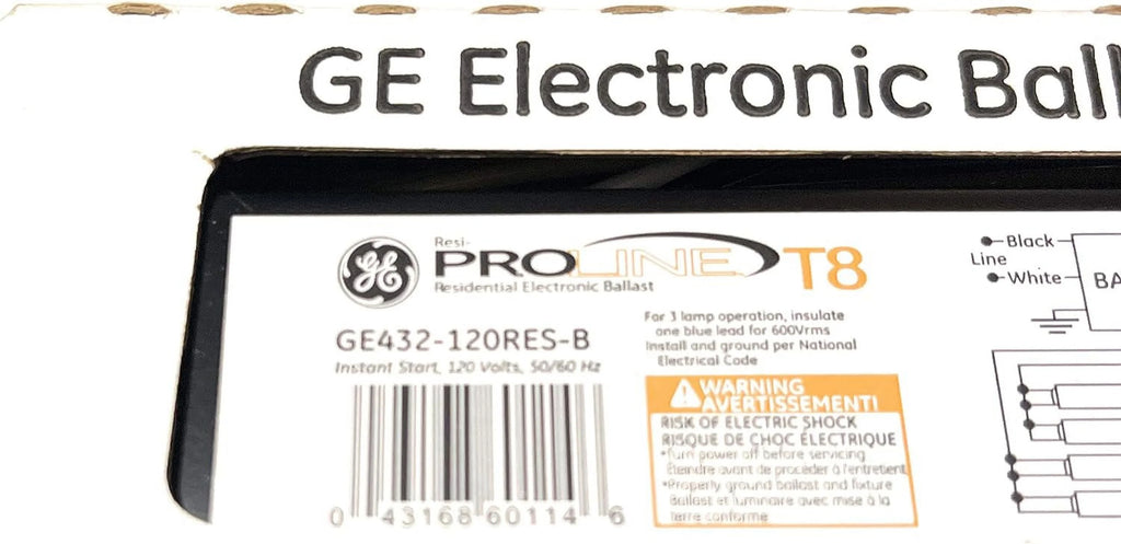 Electronic Ballast, 3 or 4 Lamp, Instant Start T8 I712