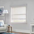 White 2.5 Inch Faux Wood Blind 27.5" W x 72" L Q706871