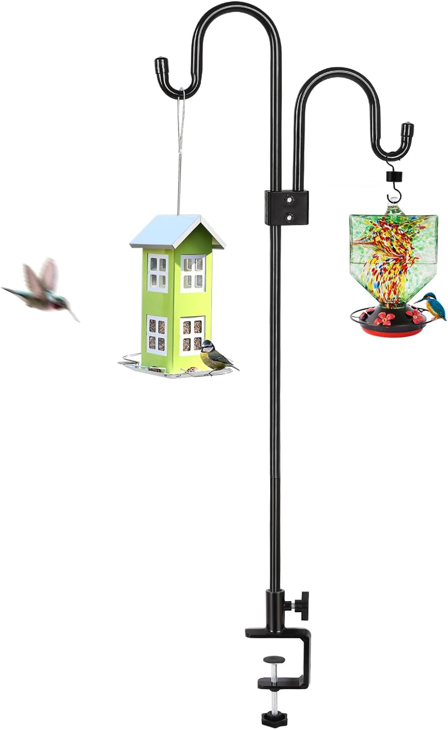 Black 47 Inch Deck Hook for Bird Feeder Q23999