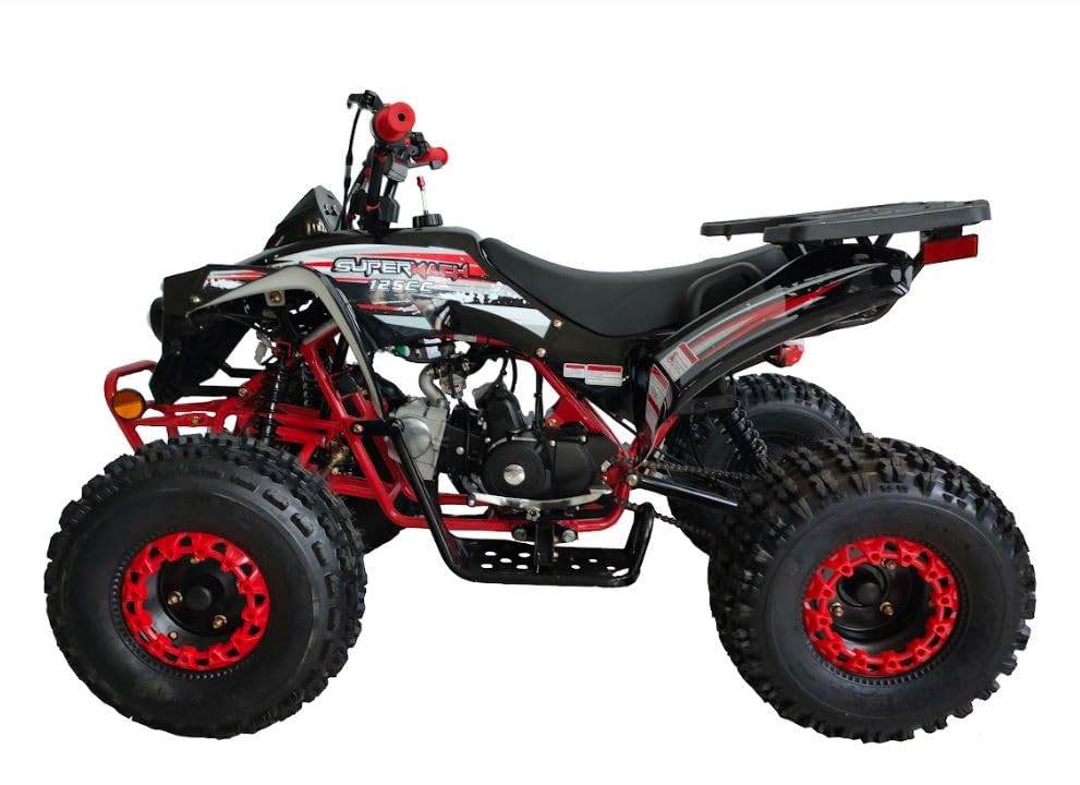 125cc ATV with Reverse Double Headlights Led Gas 4 Wheeler (Green) - Extra Large L9677