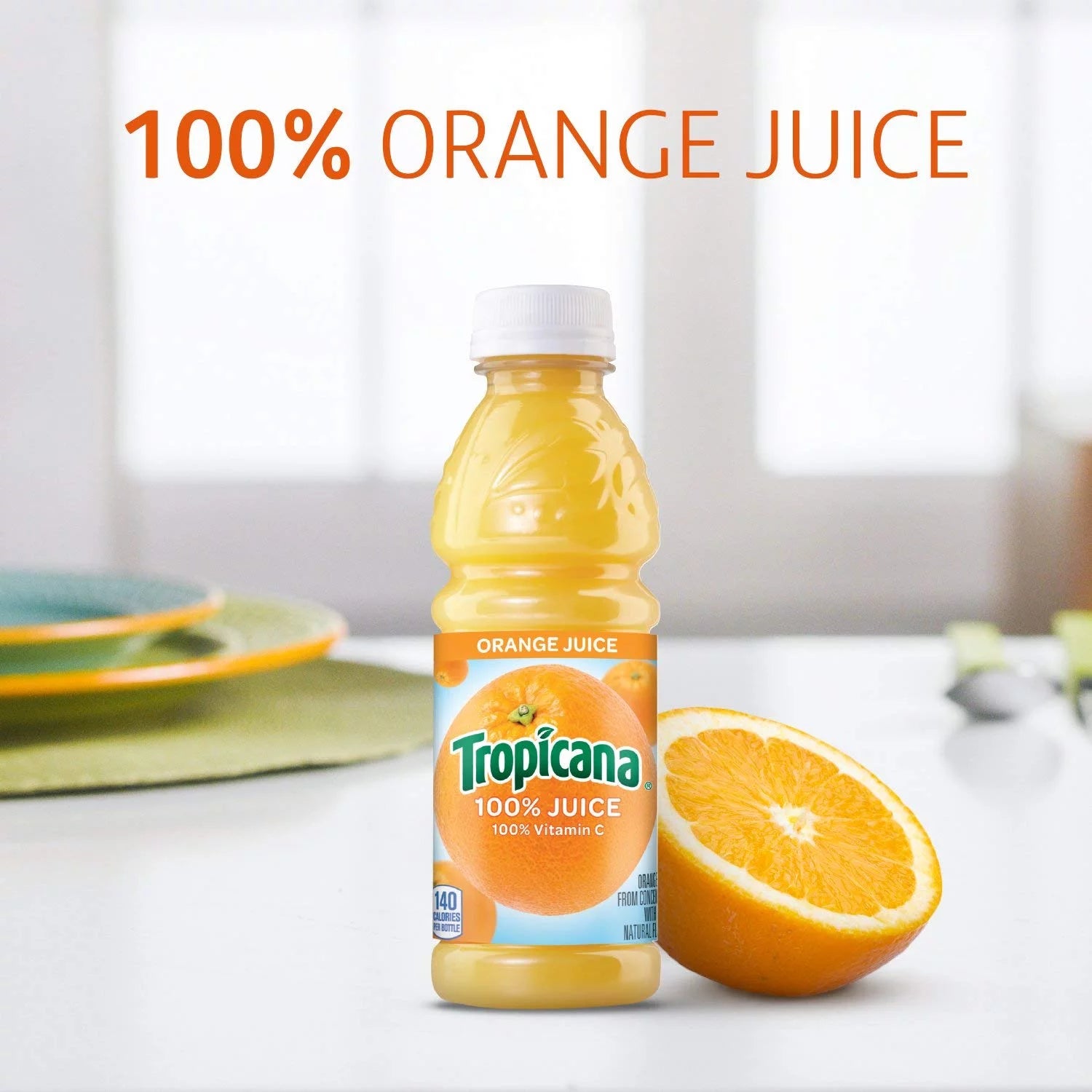 10 Ounce Bottles Orange Juice (Pack of 24) M759