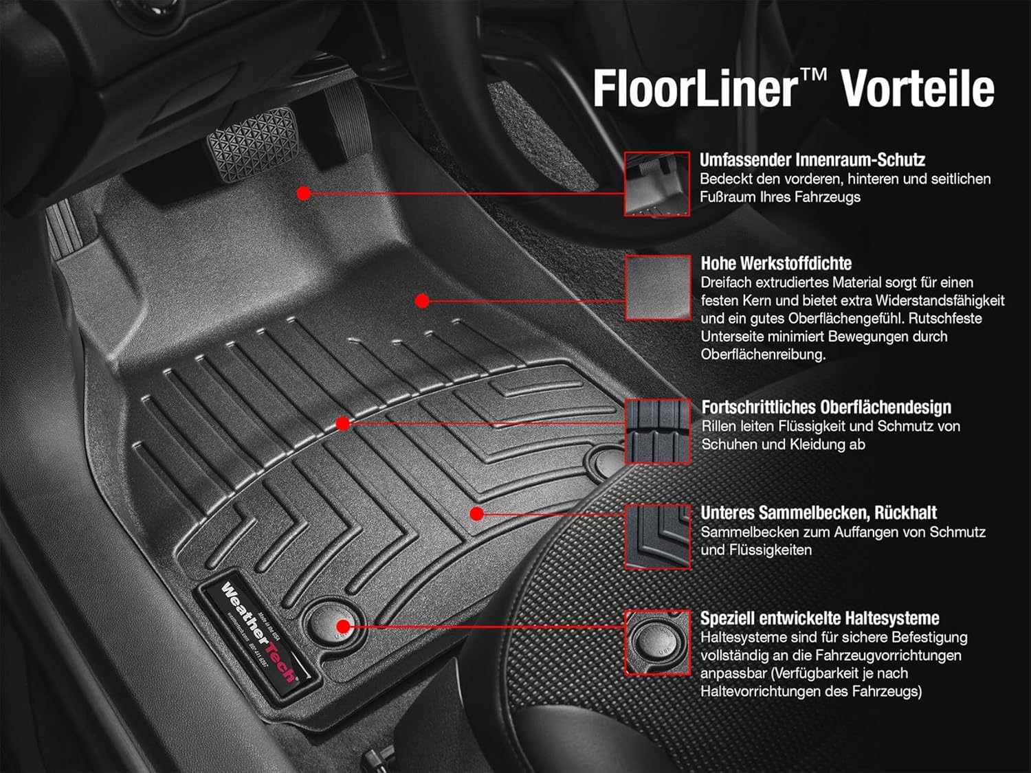 Black Custom Fit FloorLiners N686