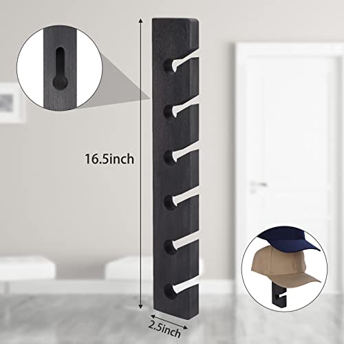 Gray Wooden Hat Rack (2 Pack) U980