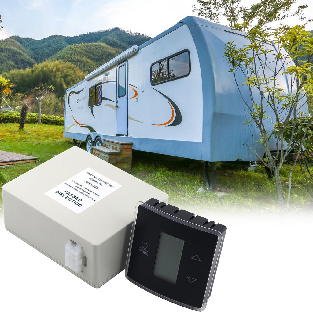 Black Wall Thermostat Relay Box for RV Camper Conditioners A6338