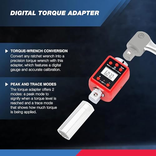 3/4-Inch Digital Torque Adapter, 150-750 ft-lb W2234