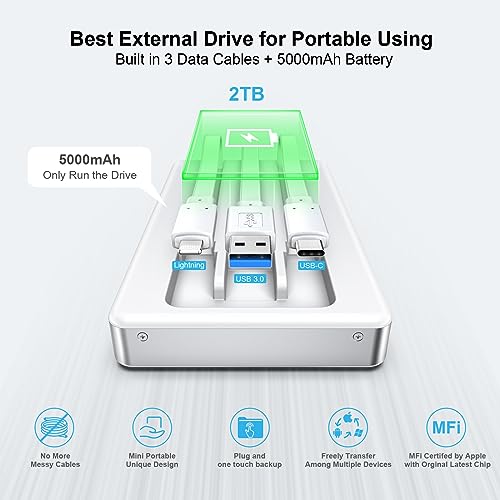 2TB External Hard Drive USB Flash Drive A8059