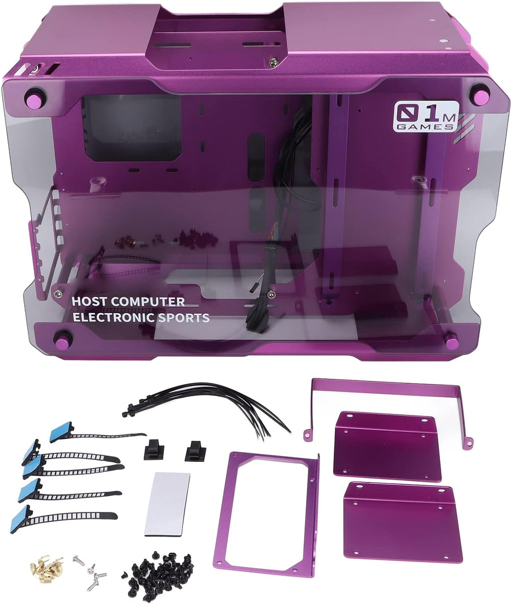 Mid-Tower ATX PC Gaming Case with Tempered Glass Panels R42411