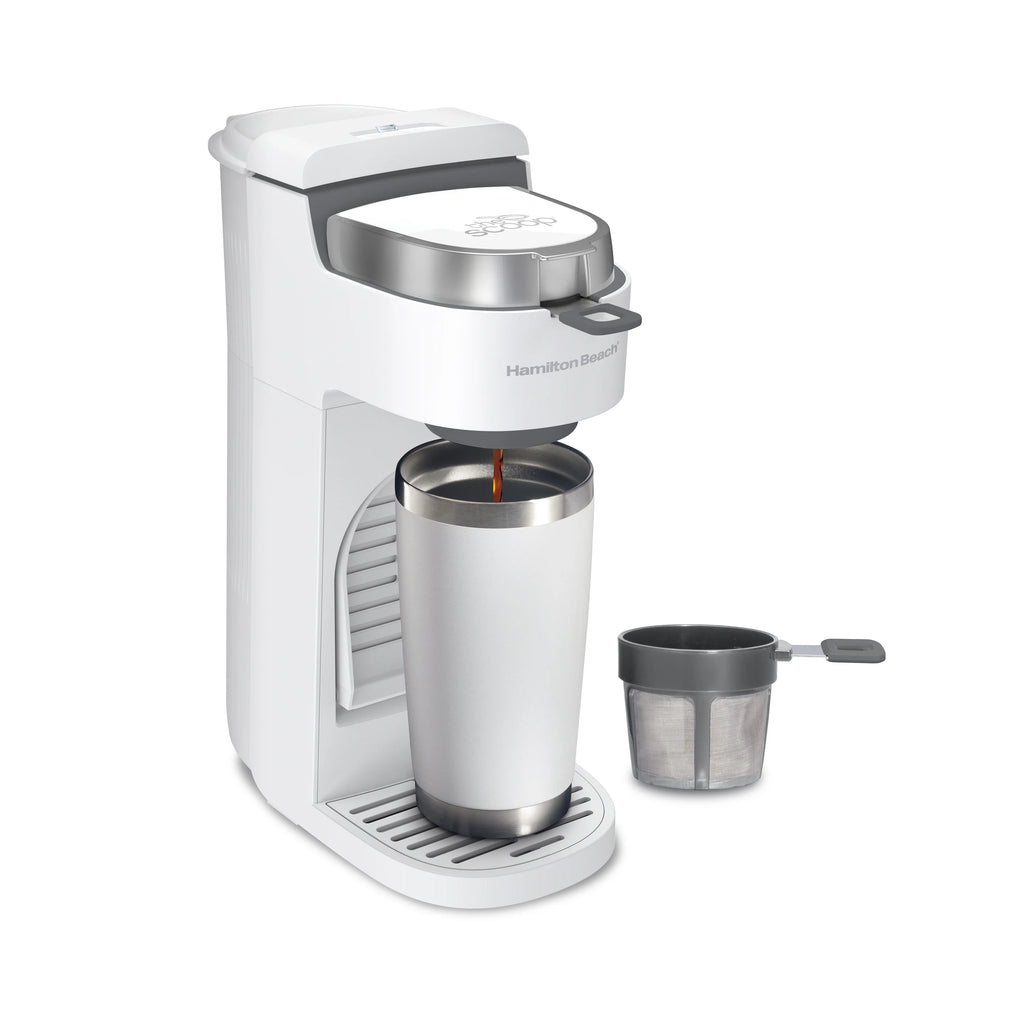 Single-Serve Coffee Maker, White H117288