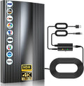 Indoor Outdoor TV Antenna with Amplifier Signal Booster J383
