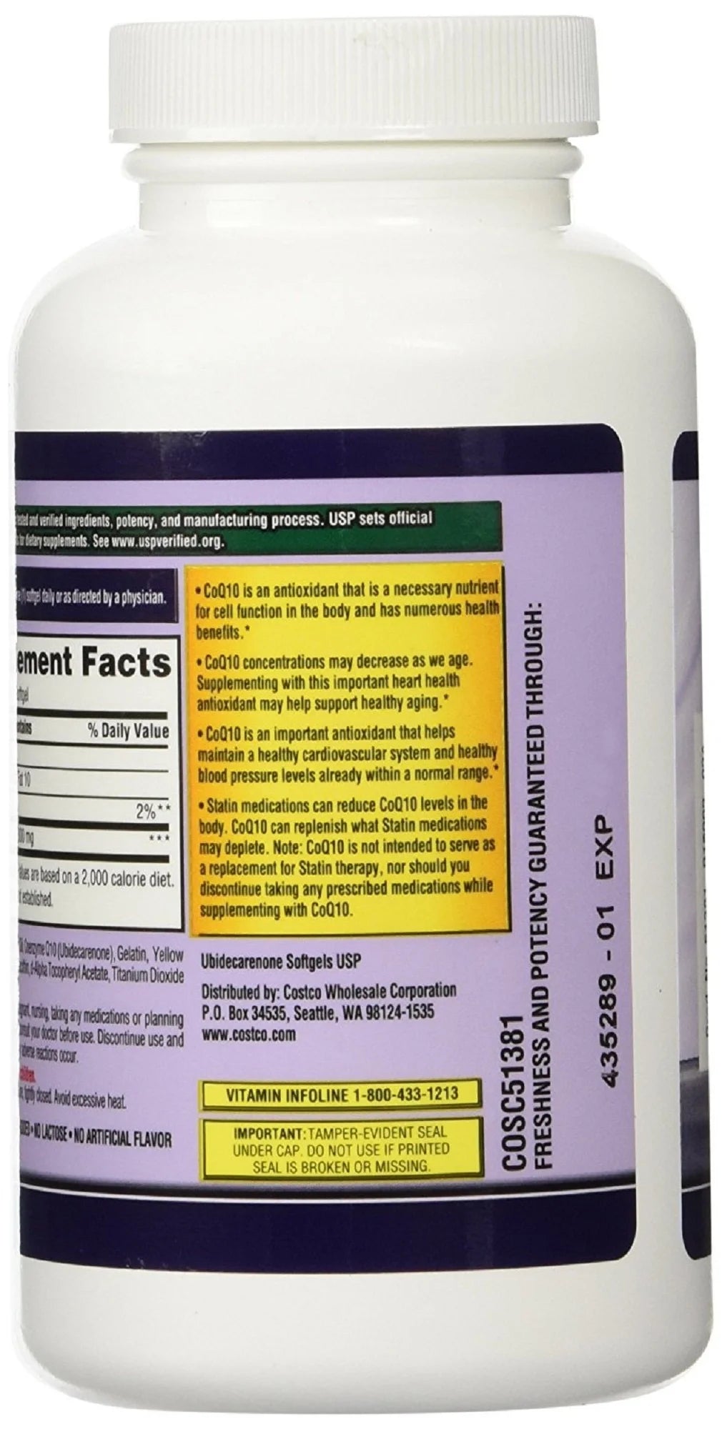 2 Pack CoQ10 300 mg., 100 Softgels E1693