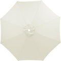 9.8ft Patio Umbrella Replacement Top Cover with 8 Ribs (White) Y4640