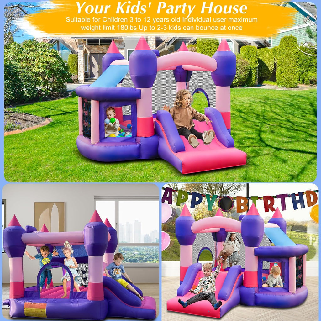 Inflatable Bounce House with Slide J643
