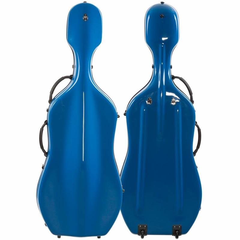 Blue 1/4 Fiberglass Cello Case F75817
