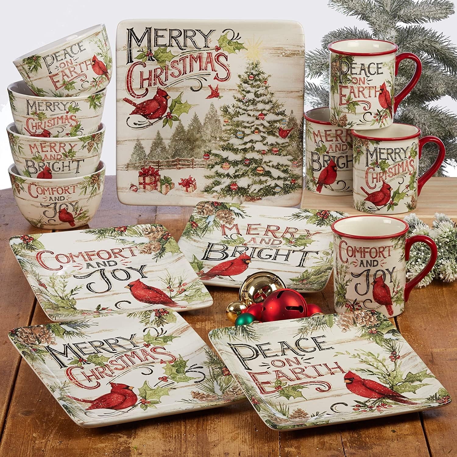 16pc Multicolor Dinnerware S832542