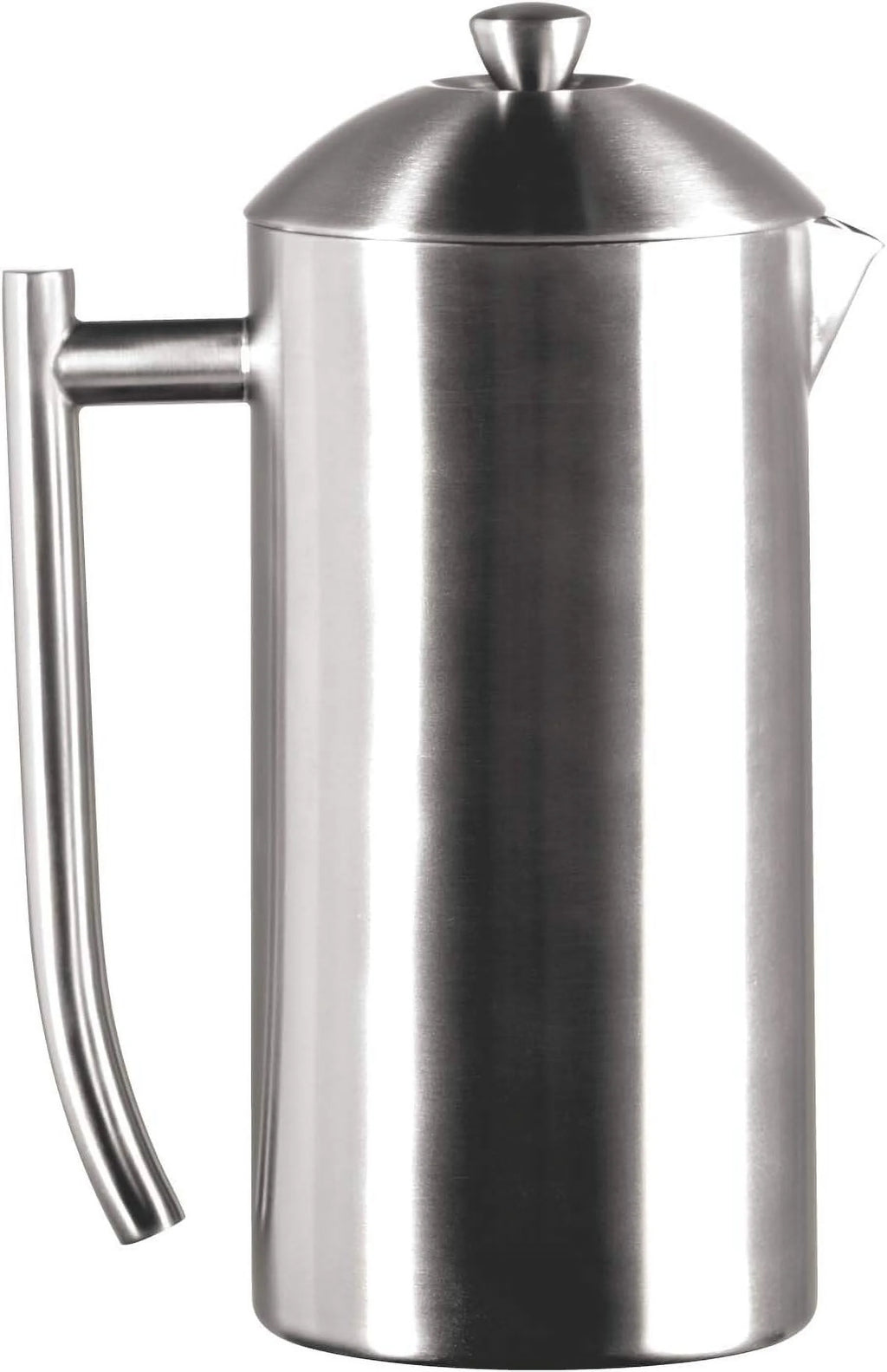 Double-Walled Stainless-Steel French Press Coffee Maker, Brushed, 17 Ounces I6106