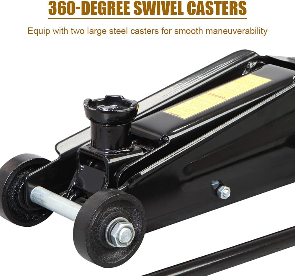Black Jack Hydraulic Trolley Service/Floor Jack, 3 Ton (6,000 lb) Capacity D494164