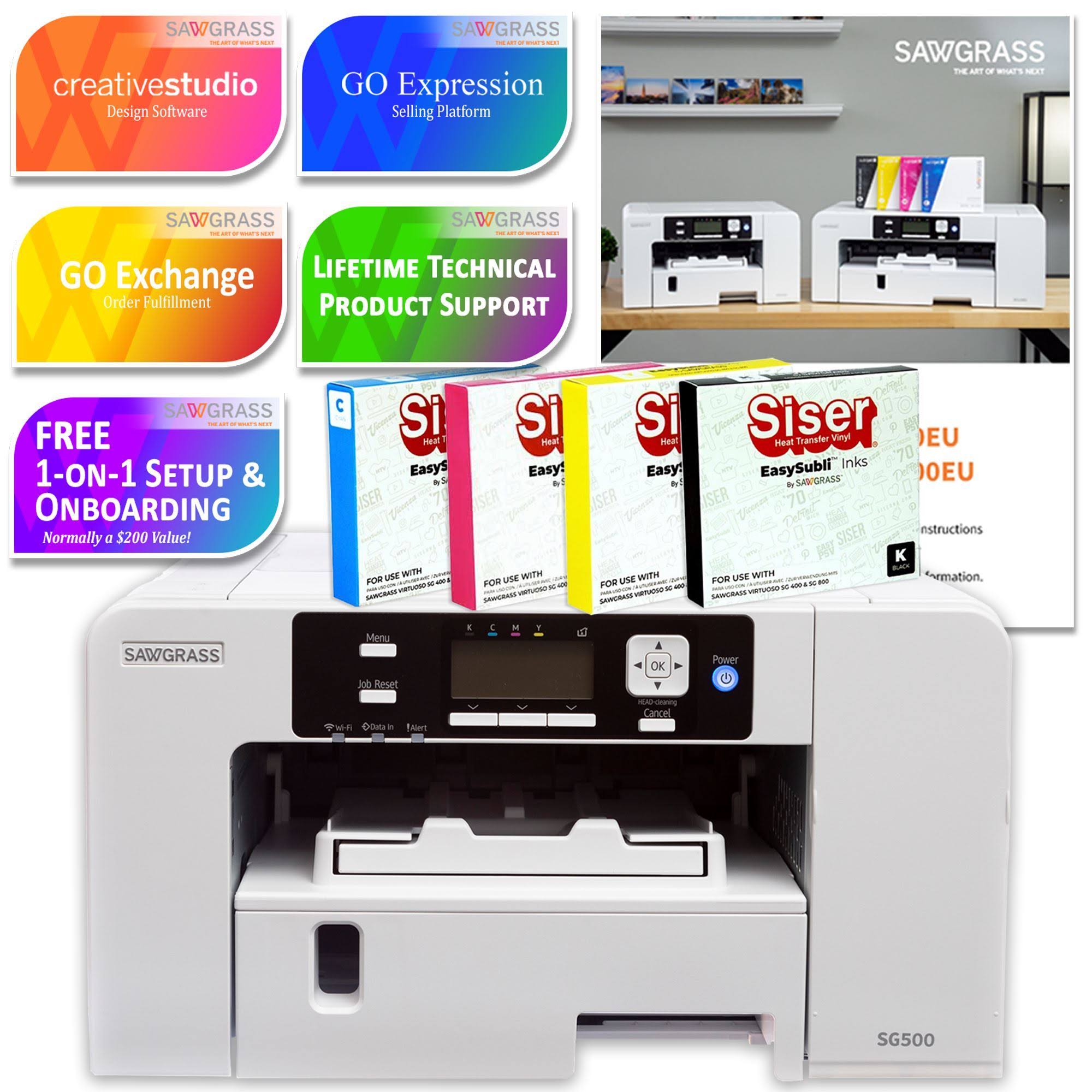 Sublimation Printer & Cameo 4 Bundle U22089