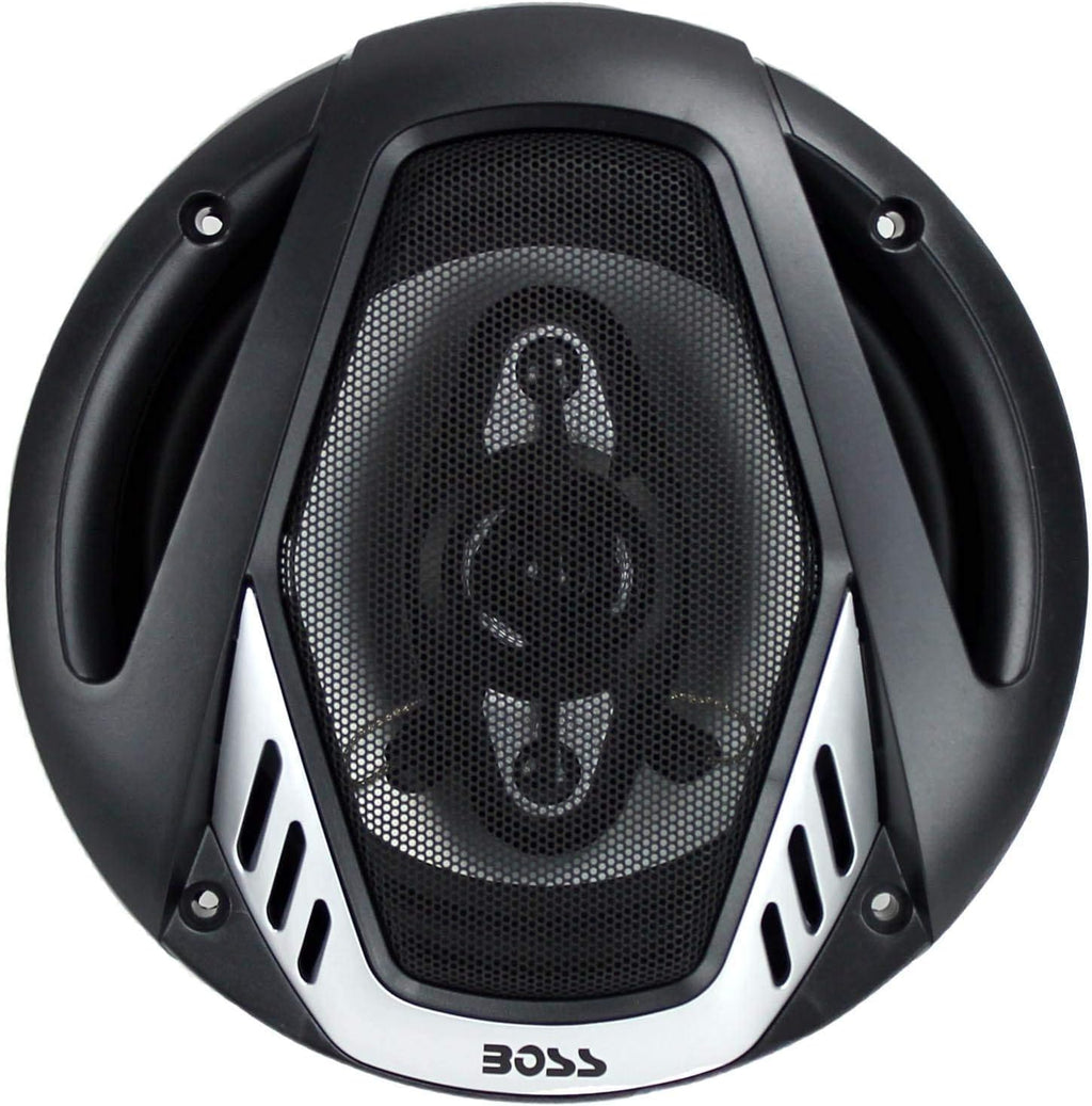 6.5" 4-Way Car Audio Coaxial Speakers, Black (6 Speakers) S6515