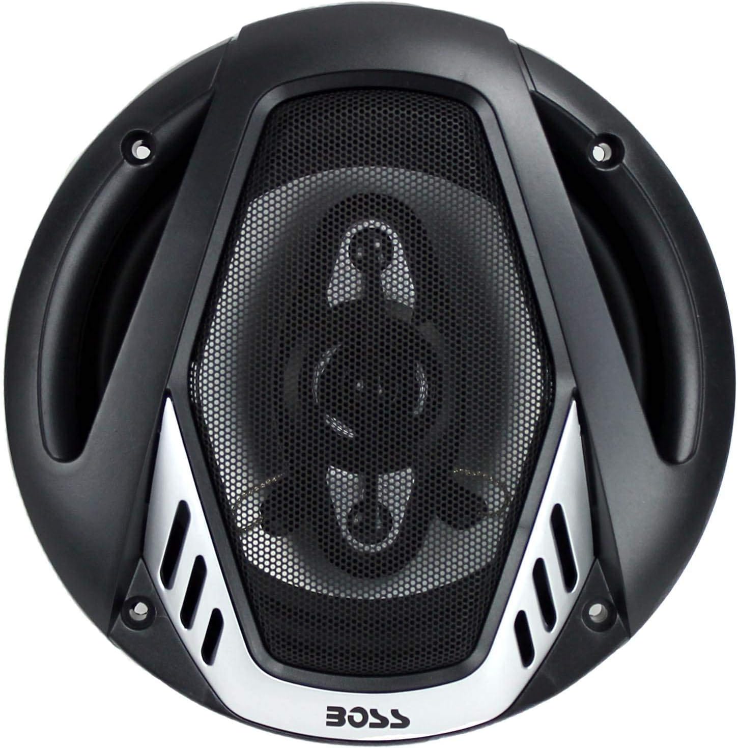 6.5" 4-Way Car Audio Coaxial Speakers, Black (6 Speakers) S6515