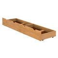 Set of 2 Wooden Underbed Storage Drawers on Wheels Z408