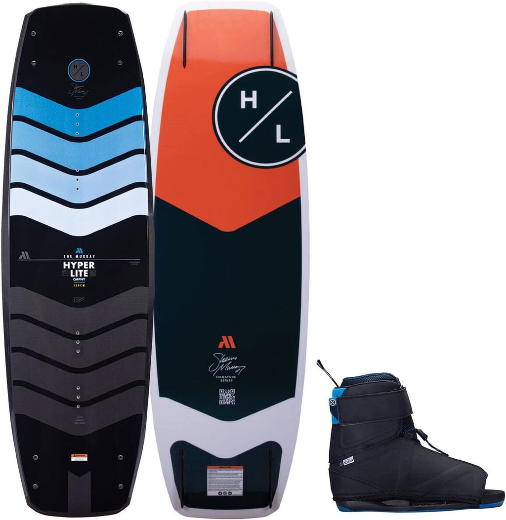 Black/Yellow Wakeboard with Session Bindings 134cm S79845